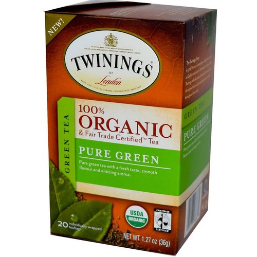 Twinings Twinings 20 CT Organic Pure Green Twinings Twinings 20 CT Organic Pure Green