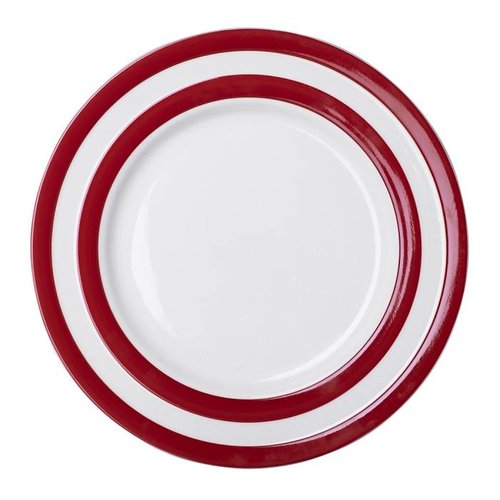 Cornishware Cornishware Main Plate 11 in. - Red Cornishware Cornishware Main Plate 11 in. - Red