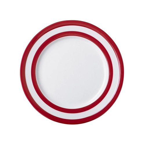 Cornishware Cornishware Breakfast Plate 9 in. - Red Cornishware Cornishware Breakfast Plate 9 in. - Red