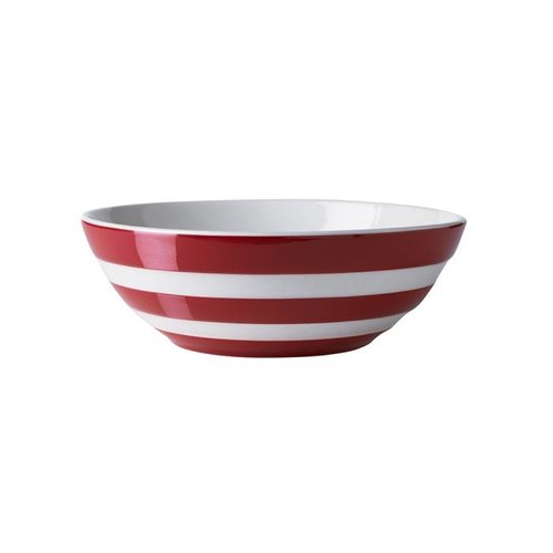 Cornishware Cornishware Cereal Bowl 7 in. - Red Cornishware Cornishware Cereal Bowl 7 in. - Red