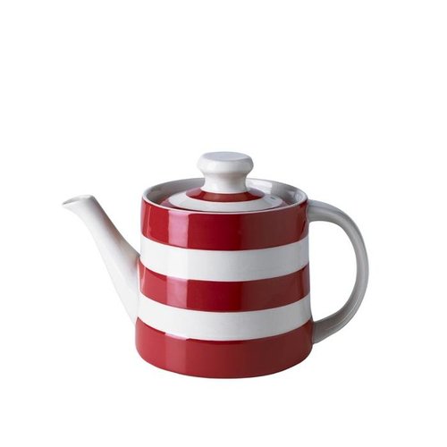 Cornishware Cornishware Teapot 24oz - Red Cornishware Cornishware Teapot 24oz - Red