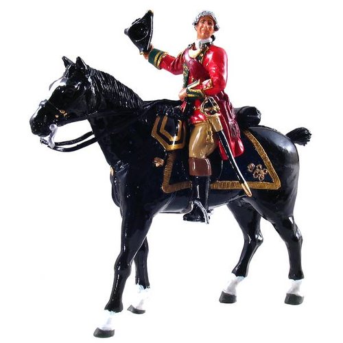 W. Britain 47021 - W. Britain British 45th Regiment Officer, Mounted, 1754-1763 W. Britain 47021 - W. Britain British 45th Regiment Officer, Mounted, 1754-1763