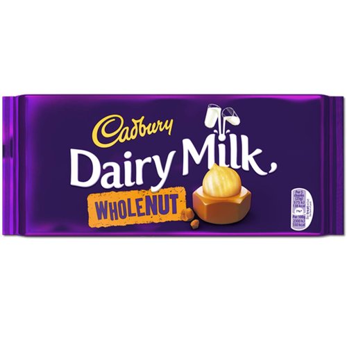 Cadbury Cadbury Dairy Milk Whole Nut - 200g Cadbury Cadbury Dairy Milk Whole Nut - 200g