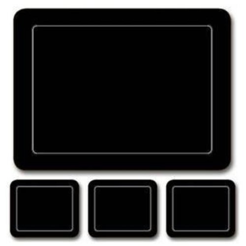 Jason Jason Embassy Black Placemats Jason Jason Embassy Black Placemats