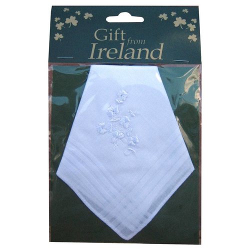 McCaw Allan McCaw Allan Embroidered Handkerchief - Shamrocks McCaw Allan McCaw Allan Embroidered Handkerchief - Shamrocks