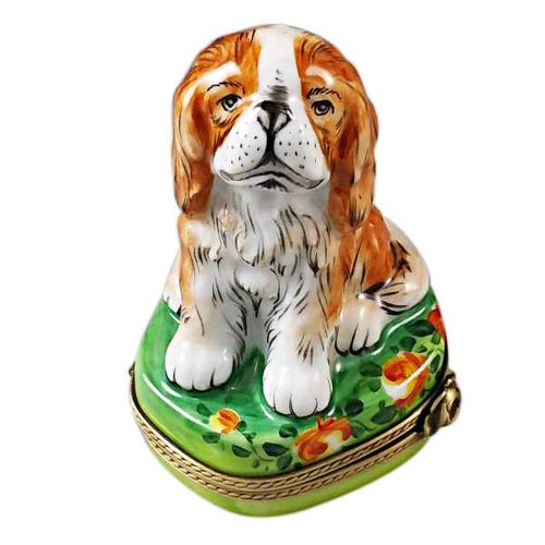 limoges Limoges Cavalier King Charles Box limoges Limoges Cavalier King Charles Box