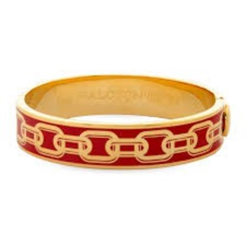 Halcyon Days Halcyon Days Chain Bangle - Red and Gold Halcyon Days Halcyon Days Chain Bangle - Red and Gold