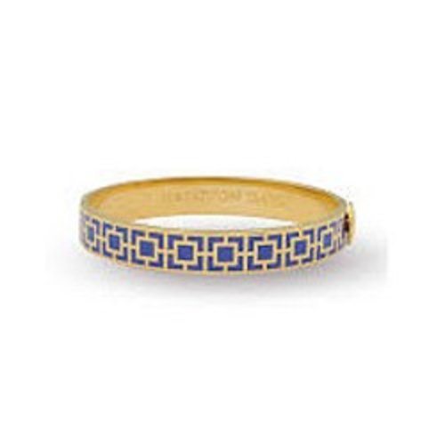 Halcyon Days Halcyon Days Mosaic Bangle - Cobalt and Gold Halcyon Days Halcyon Days Mosaic Bangle - Cobalt and Gold
