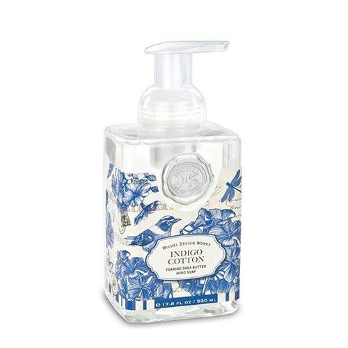 Michel Design Works Michel Indigo Cotton Foaming Hand Soap Michel Design Works Michel Indigo Cotton Foaming Hand Soap