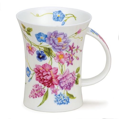 Dunoon Dunoon Richmond Vintage Flowers Lilac Mug Dunoon Dunoon Richmond Vintage Flowers Lilac Mug