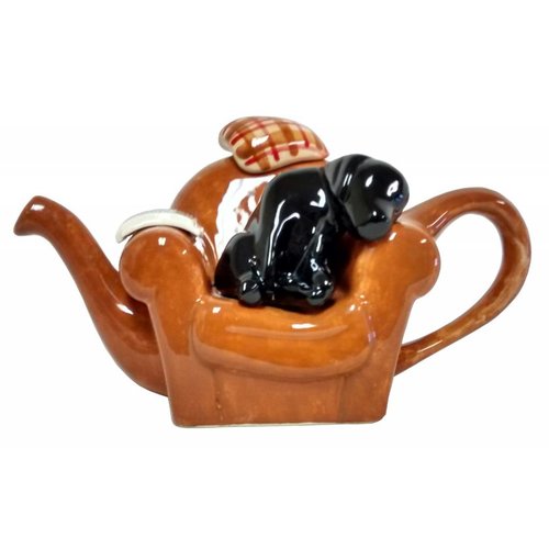 Carters of Suffolk Tony Carter Dog on Armchair Teapot Carters of Suffolk Tony Carter Dog on Armchair Teapot