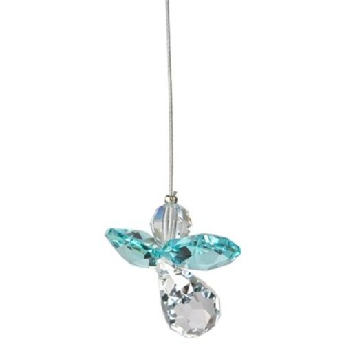 Crystal Guardian Angel - Blue Zircon Crystal Guardian Angel - Blue Zircon
