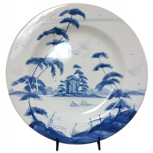 Isis Ceramics Isis Blue English Garden - The Ruin - Dinner Plate Isis Ceramics Isis Blue English Garden - The Ruin - Dinner Plate