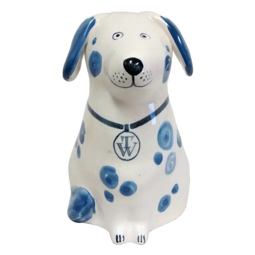 Rye Pottery Rye Dog - Blue With Initials Rye Pottery Rye Dog - Blue With Initials