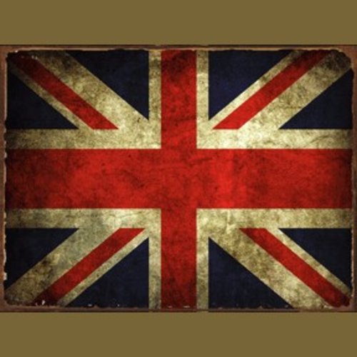 Original Metal Sign Co. Great Britain Flag Metal Sign Original Metal Sign Co. Great Britain Flag Metal Sign