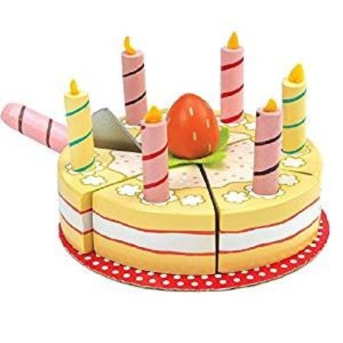 Le Toy Van Le Toy Van Wooden Honeybake Birthday Cake Le Toy Van Le Toy Van Wooden Honeybake Birthday Cake