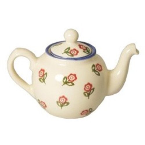 Brixton Pottery Brixton Pottery Rose Teapot - 4 Cup Brixton Pottery Brixton Pottery Rose Teapot - 4 Cup