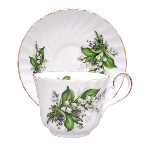 Berta Hedstrom Berta Hedstrom Lily of the Valley Teacup and Saucer Berta Hedstrom Berta Hedstrom Lily of the Valley Teacup and Saucer