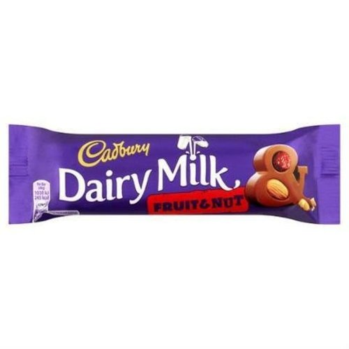 Cadbury Cadbury Dairy Milk Fruit & Nut - 49g Cadbury Cadbury Dairy Milk Fruit & Nut - 49g