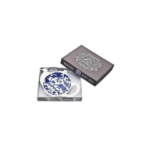 Burleigh Pottery Arden Blue Mini Teapot Tea Bag Holder - Boxed Burleigh Pottery Arden Blue Mini Teapot Tea Bag Holder - Boxed