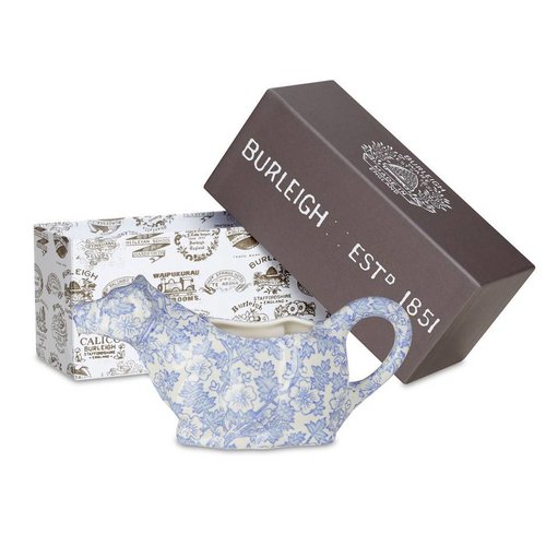 Burleigh Pottery Burgess Chintz Blue Cow Creamer - Boxed Burleigh Pottery Burgess Chintz Blue Cow Creamer - Boxed