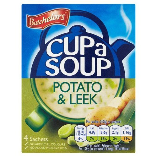 Batchelors Batchelors Cup-A-Soup Potato and Leek Batchelors Batchelors Cup-A-Soup Potato and Leek