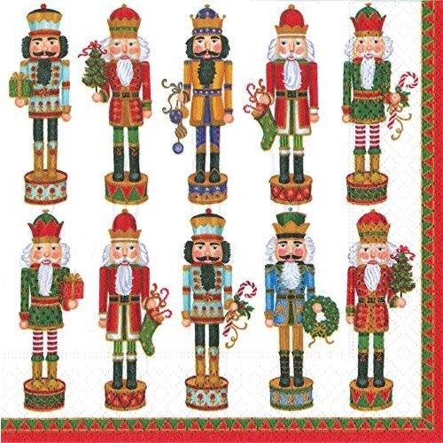 Caspari Caspari Nutcracker Parade Luncheon Napkins Caspari Caspari Nutcracker Parade Luncheon Napkins