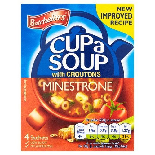 Batchelors Batchelors Cup-A-Soup Minestrone Batchelors Batchelors Cup-A-Soup Minestrone