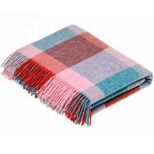Bronte By Moon - Rome Flamingo Aqua Throw Bronte By Moon - Rome Flamingo Aqua Throw