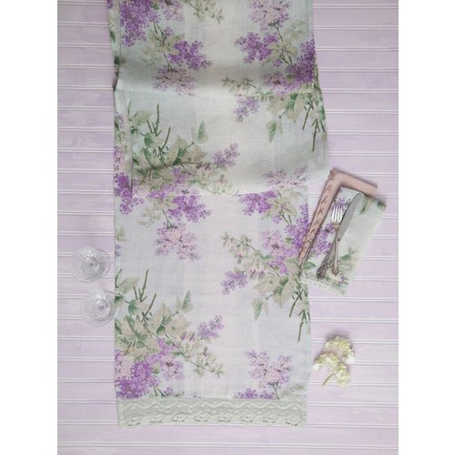 April Cornell April Cornell Lilac Linen Runner April Cornell April Cornell Lilac Linen Runner