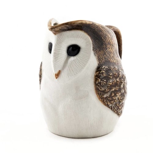 Quail Ceramics Quail Barn Owl 3.5" Jug Quail Ceramics Quail Barn Owl 3.5" Jug