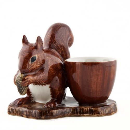 Quail Ceramics Quail Red Squirrel Egg Cup Quail Ceramics Quail Red Squirrel Egg Cup