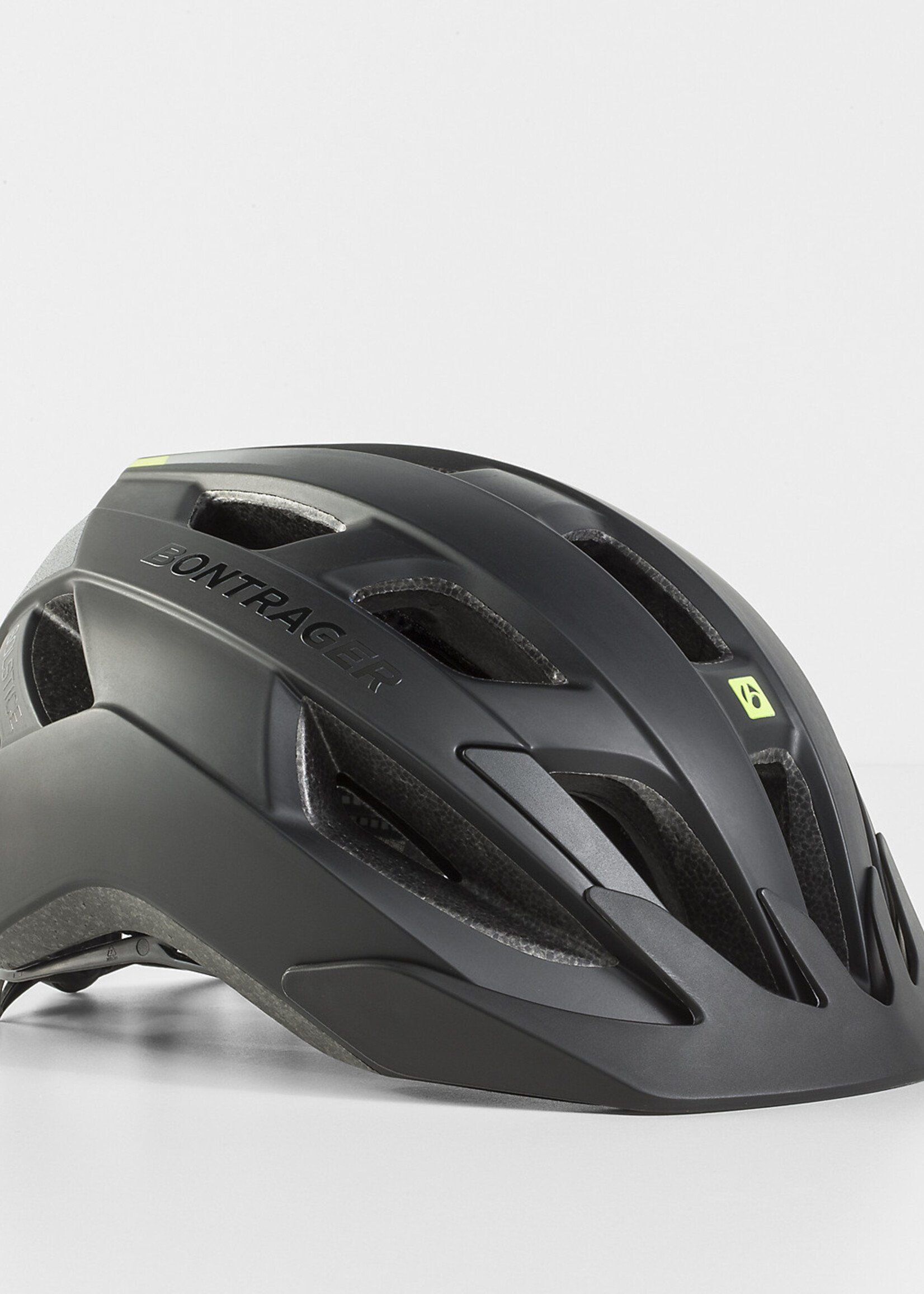 Helmet Bontrager Youth's Solstice MIPS - Black (Black / radioactive)