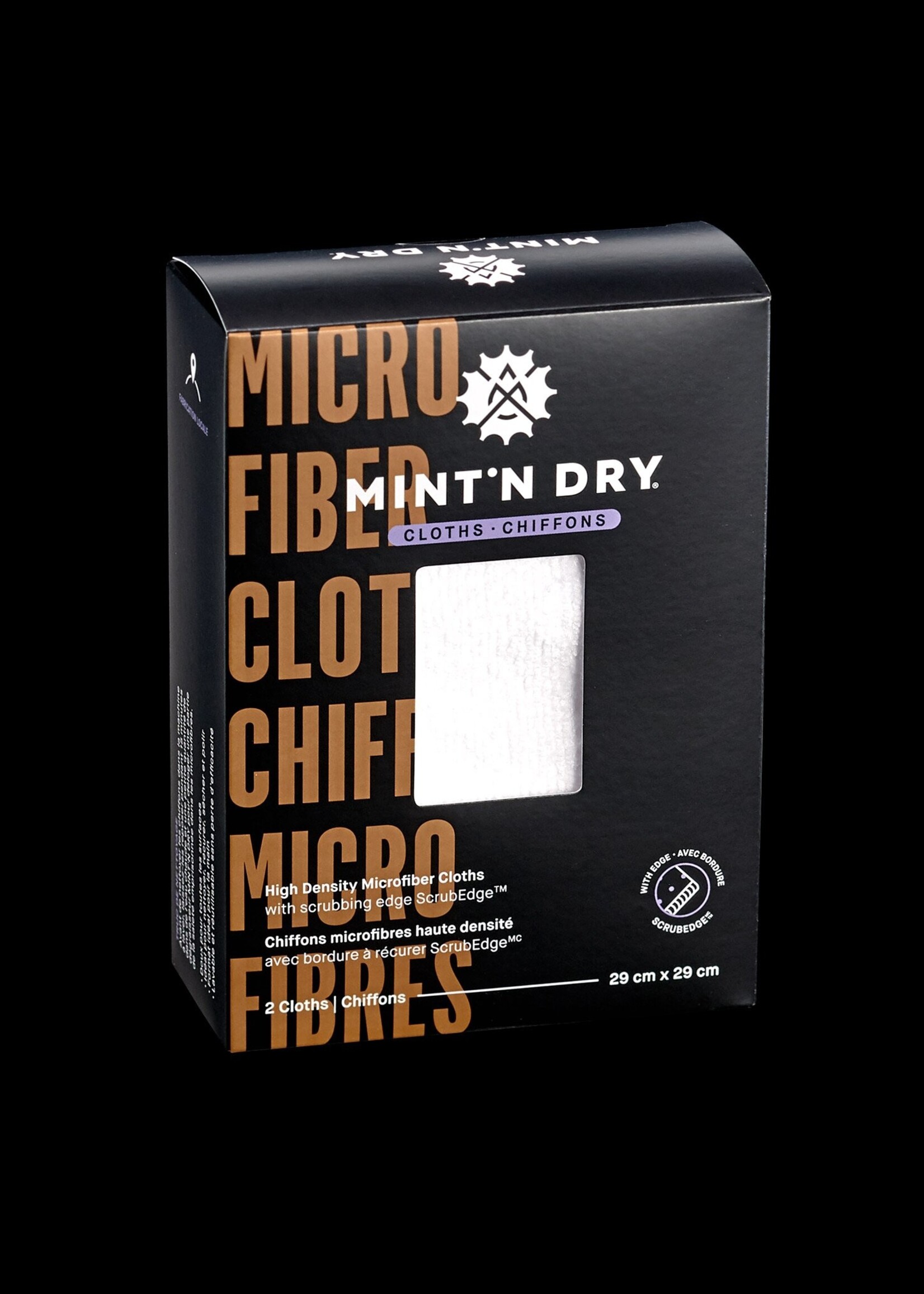 Microfibre avec scrubedge Mint'n Dry