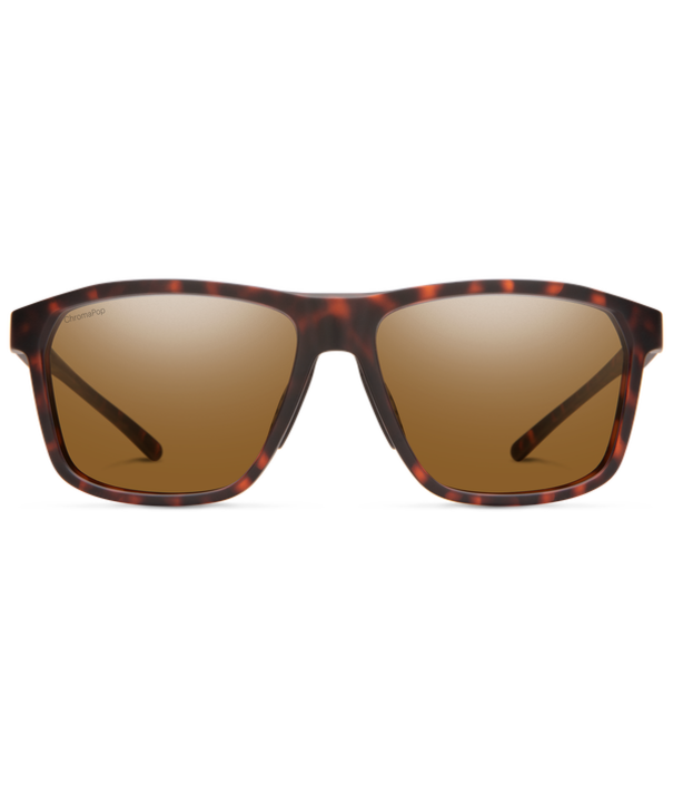 Smith Pinpoint Sunglasses ChromaPop Polarized Brown Lenses Matte Tortoise
