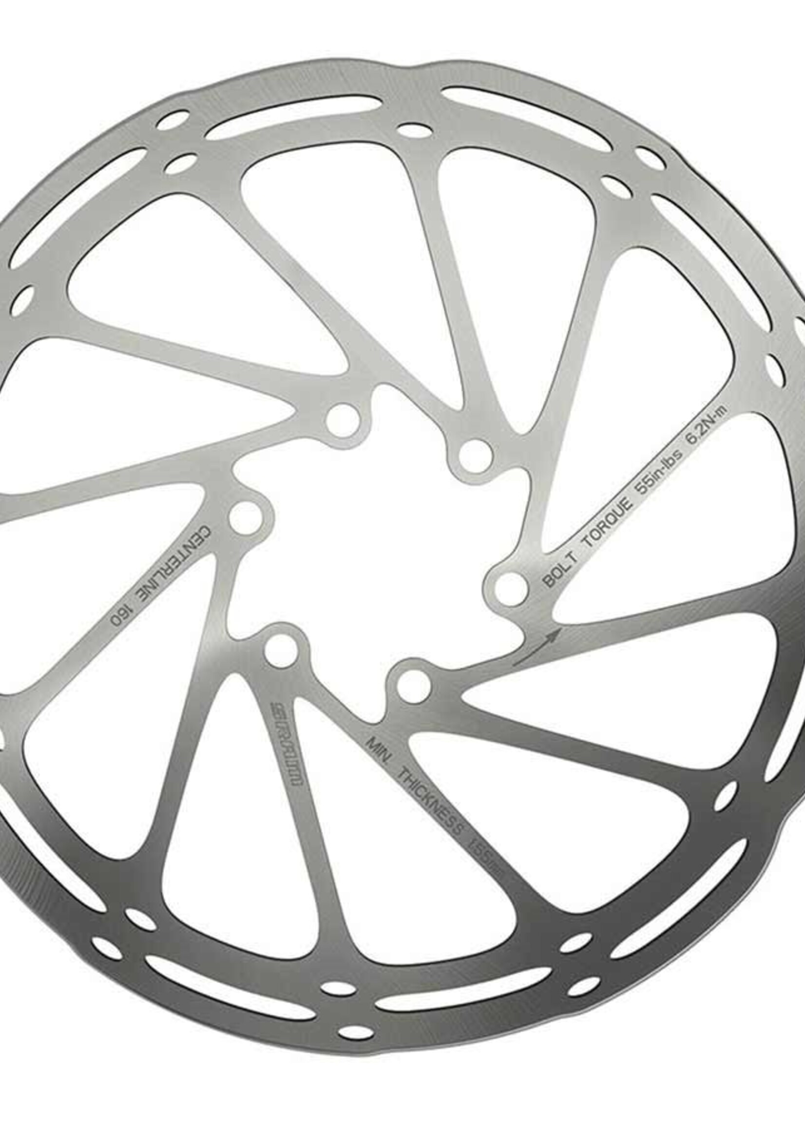 Rotor Sram / Avid Centerline ''rounded'' 6 boulons 160mm ( 6po )