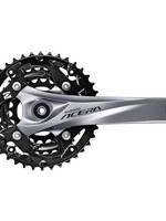 Shimano Shimano Acera FC-M3000-8 9-speed crankset. 22/30/40 170mm Octalink - Silver