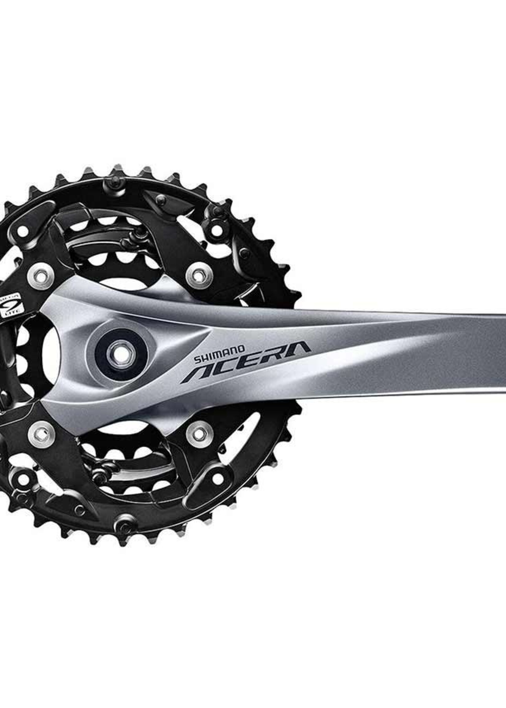 Shimano Shimano Acera FC-M3000-8 9-speed crankset. 22/30/40 170mm Octalink - Silver