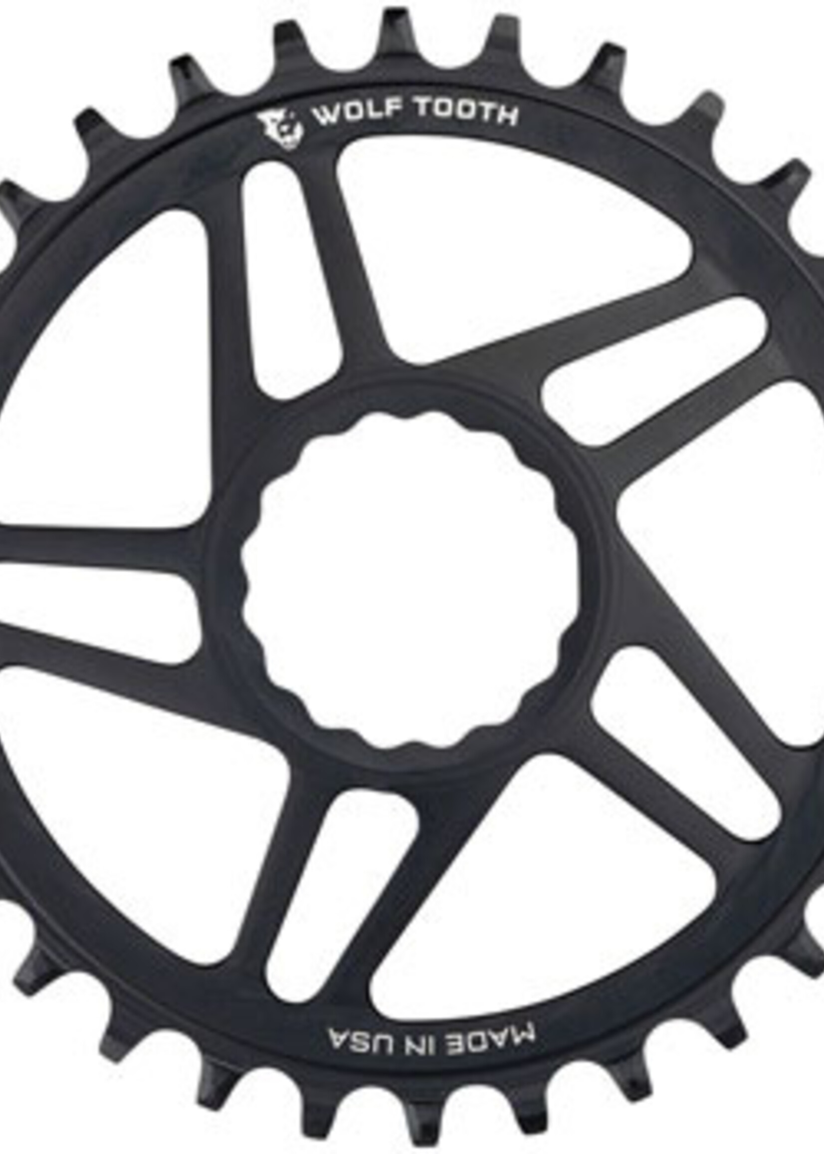 Chainring Wolf Tooth Cinch DM 32T RaceFace/Easton Boost, 3mm offset - Black
