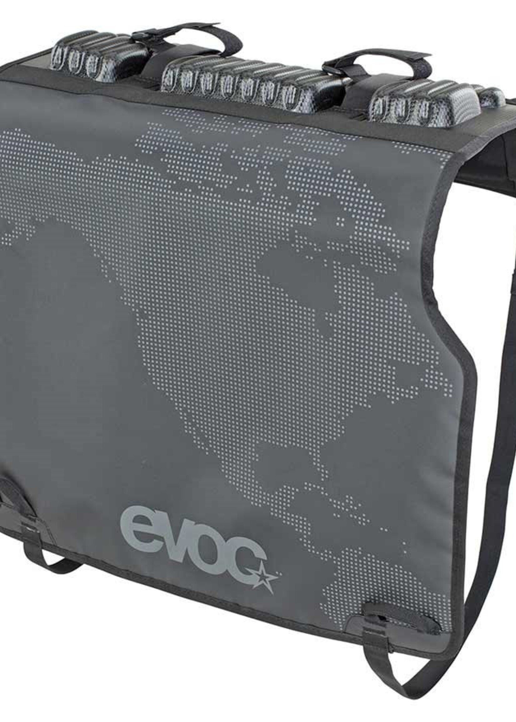 Coussin Evoc Tailgate pad Duo pour hayon de camionnette - supporte 2 vélos - Noir