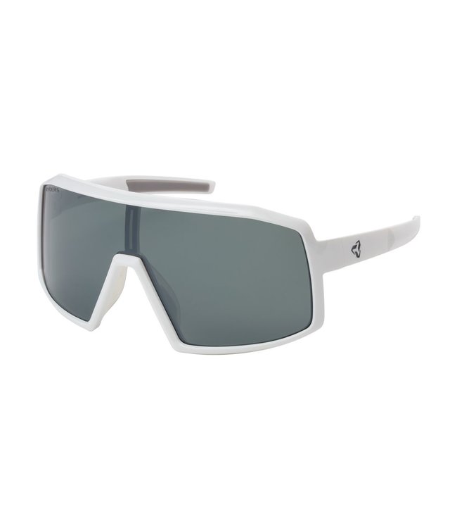Ryders Pangor glasses white/grey frame (green lenses / silver reflection)