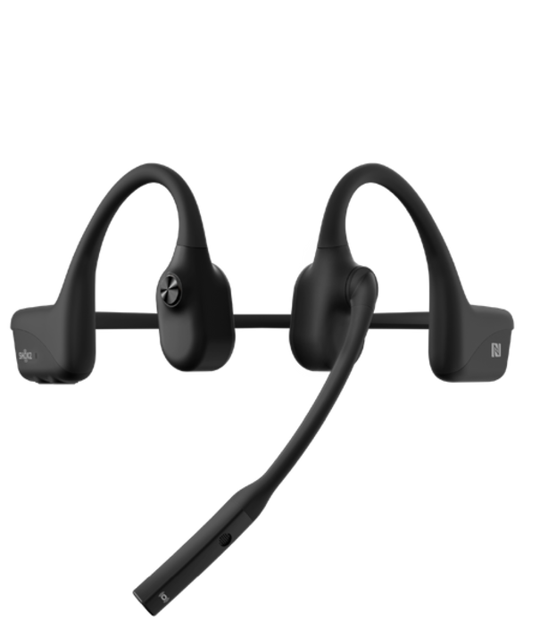 Casque à écouteurs sans fil Aftershokz Opencomm - Noir