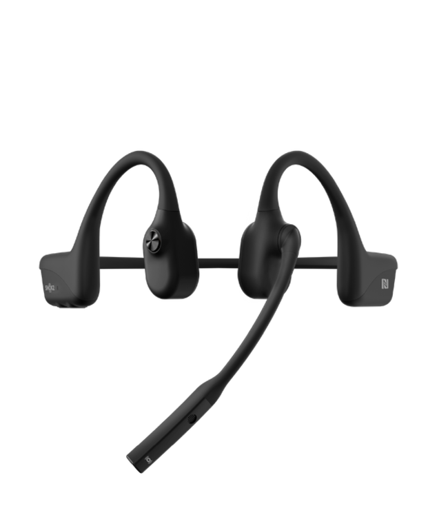 Casque à écouteurs sans fil Aftershokz Opencomm - Noir