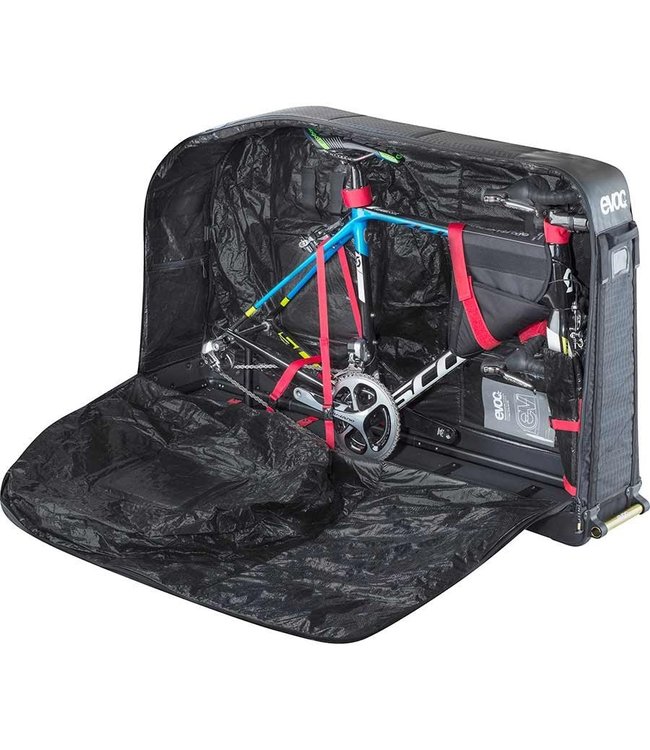Evoc aluminum road bike stand for bike travel bag