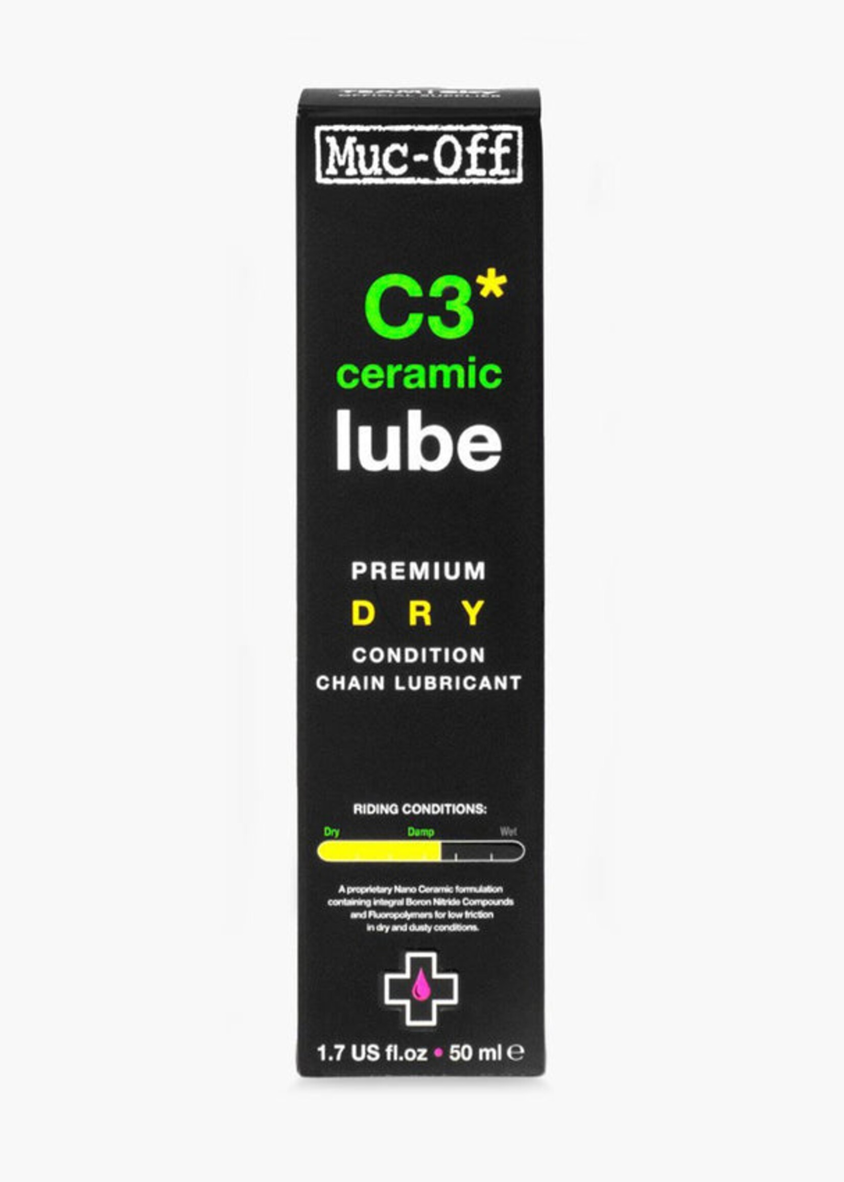 Ceramic Dry Muc-Off Lube - 50ml with UV Torch