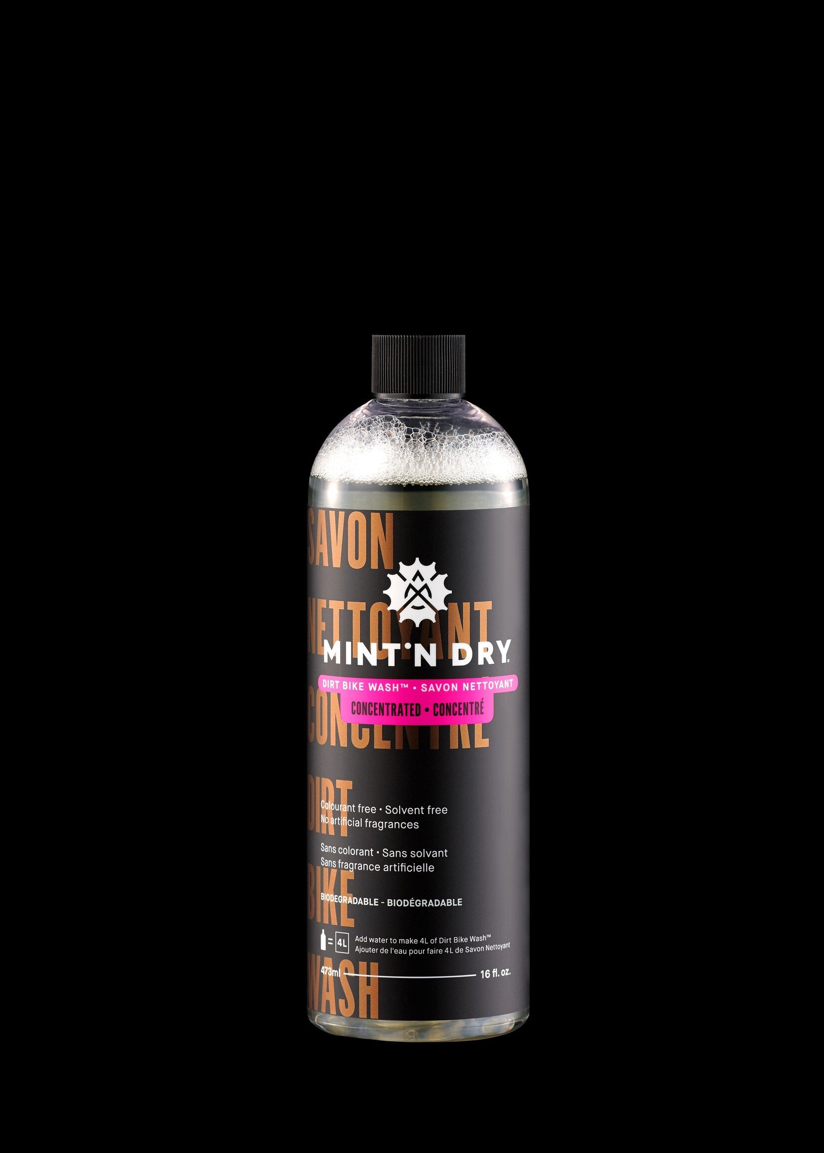 Mint'n Dry dirt bike wash concentrated formula - 473ml