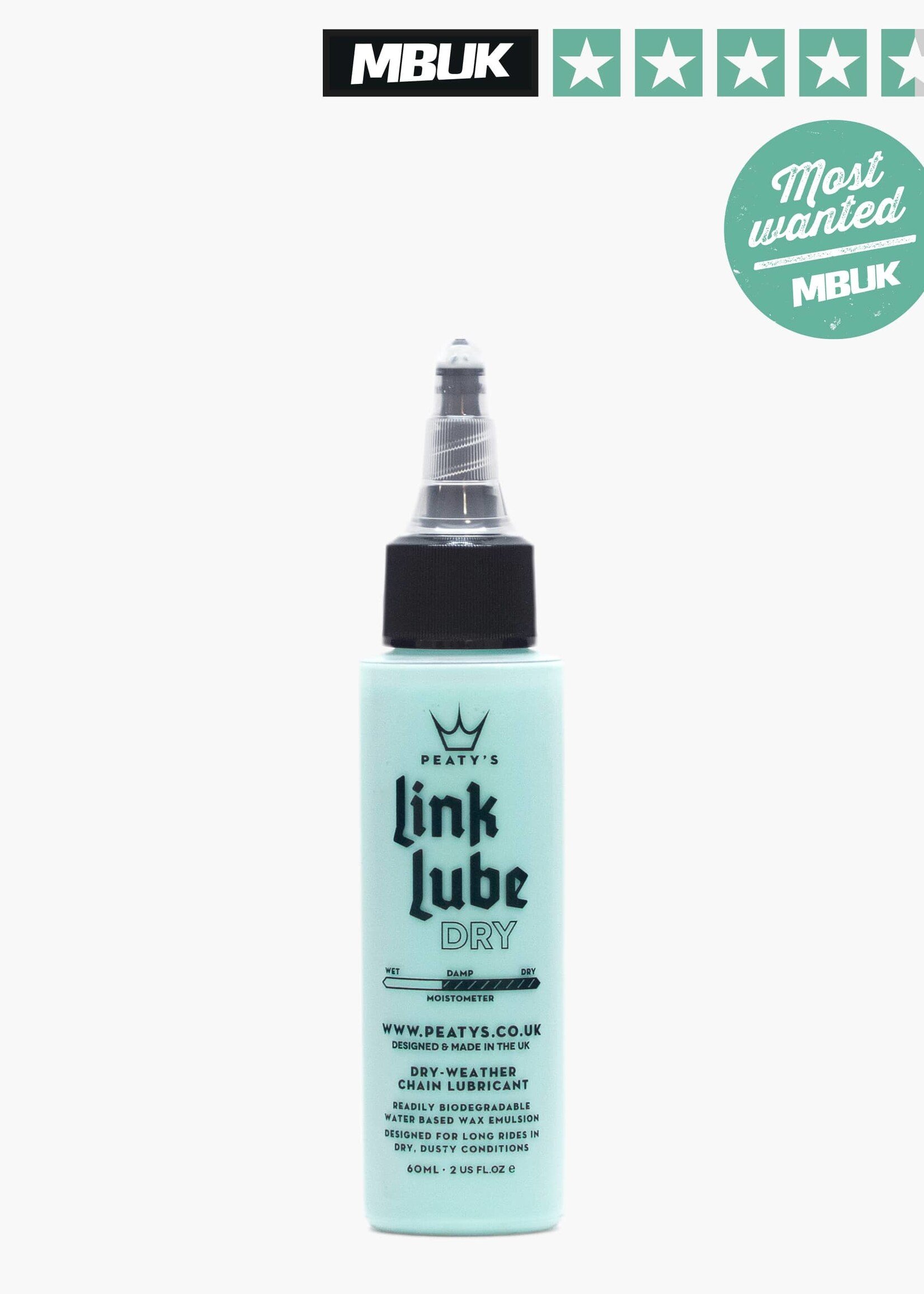 Peaty's Link lube Dry - 60ml