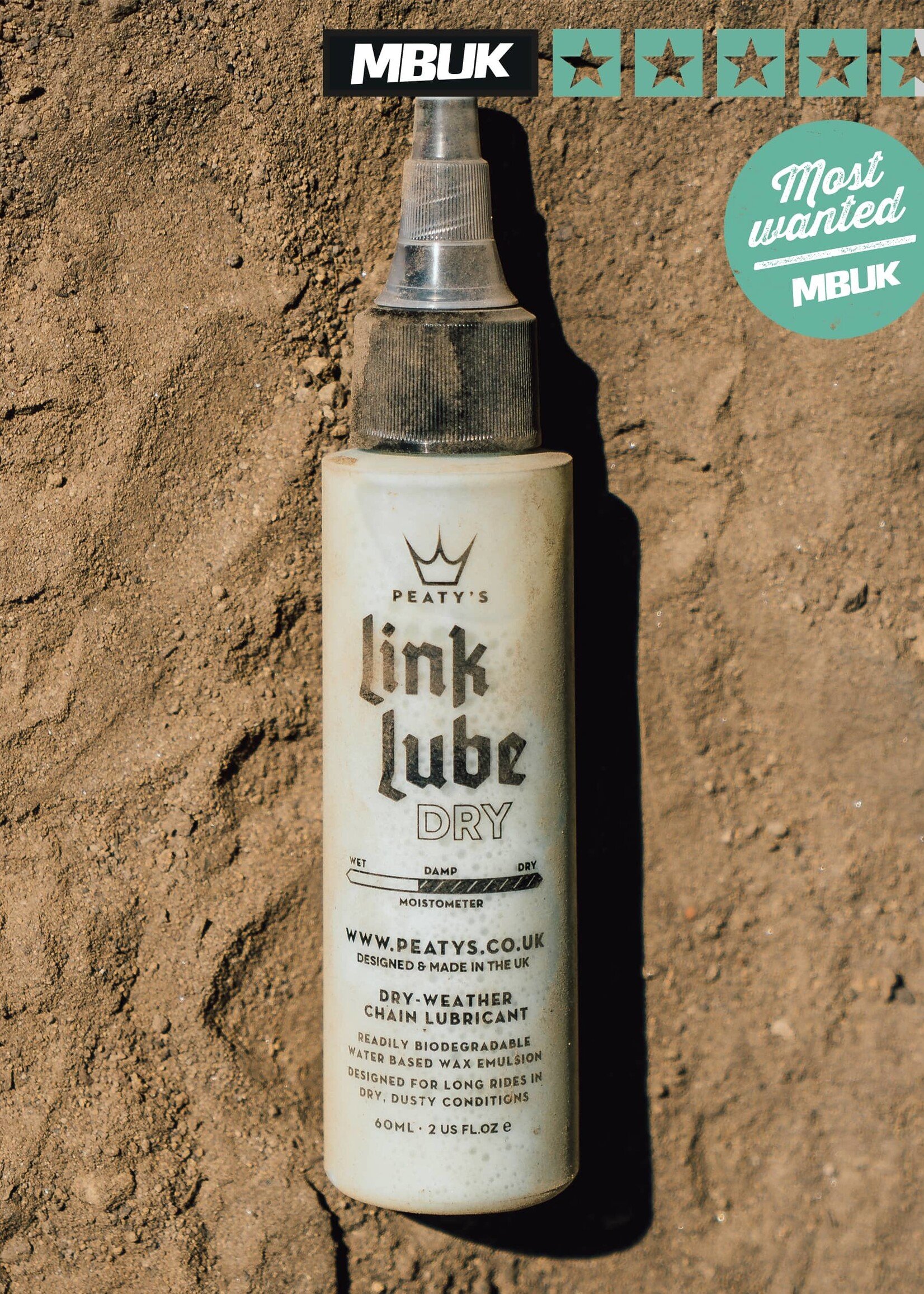 Peaty's Link lube Dry - 60ml