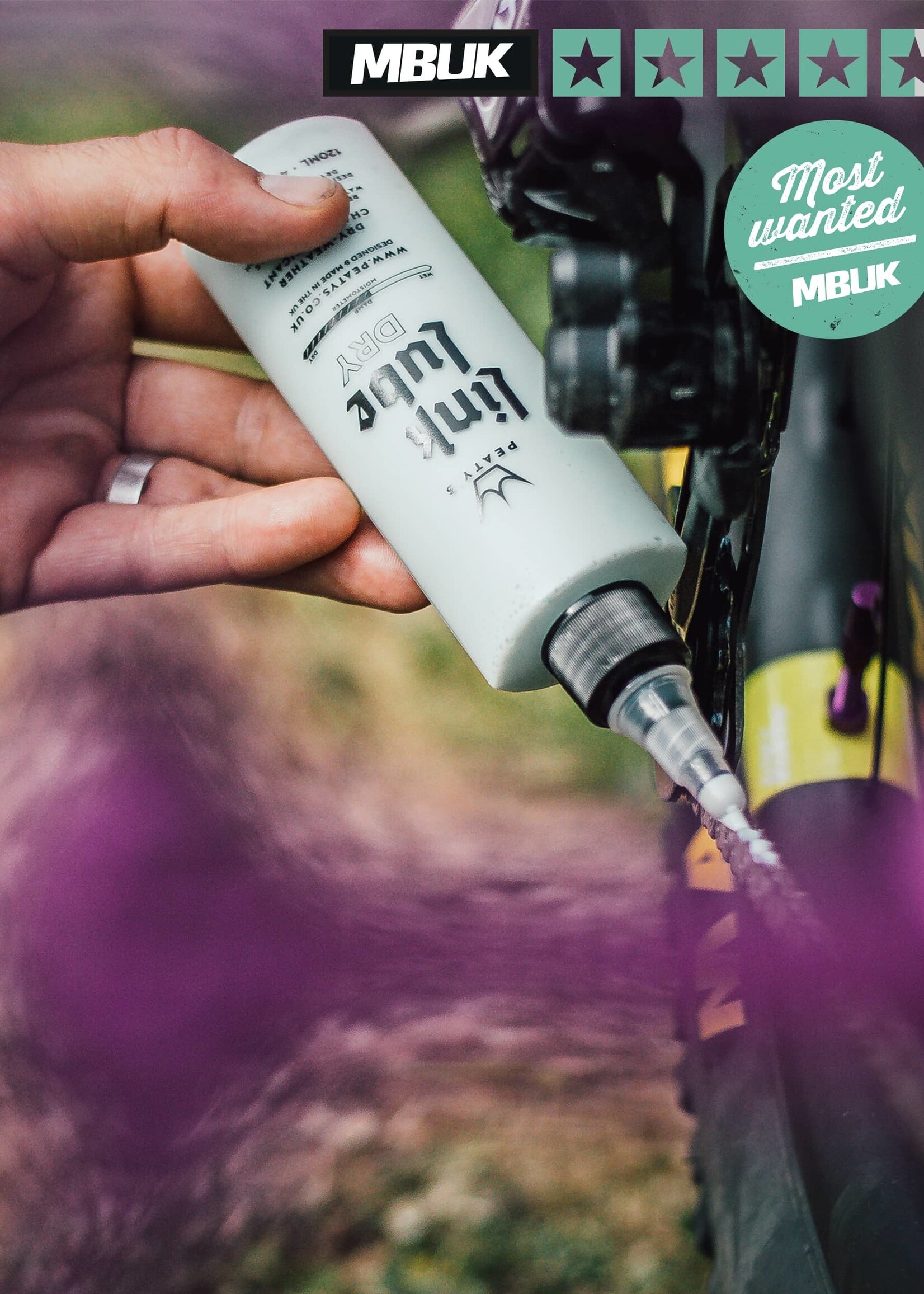 Lubrifiant Peaty's Link lube Dry - 60ml