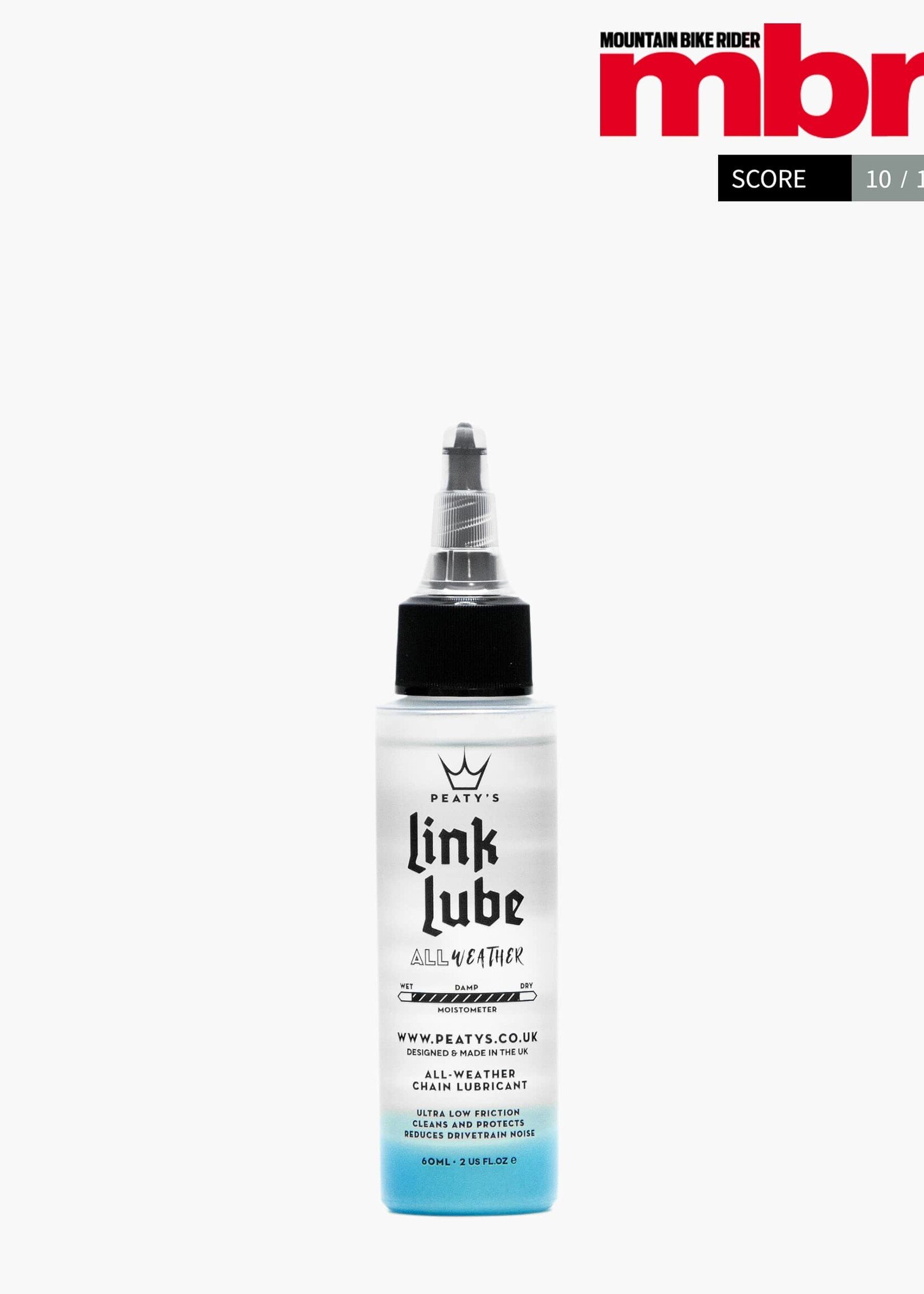 Lubrifiant Peaty's Link lube toutes conditions - 60ml